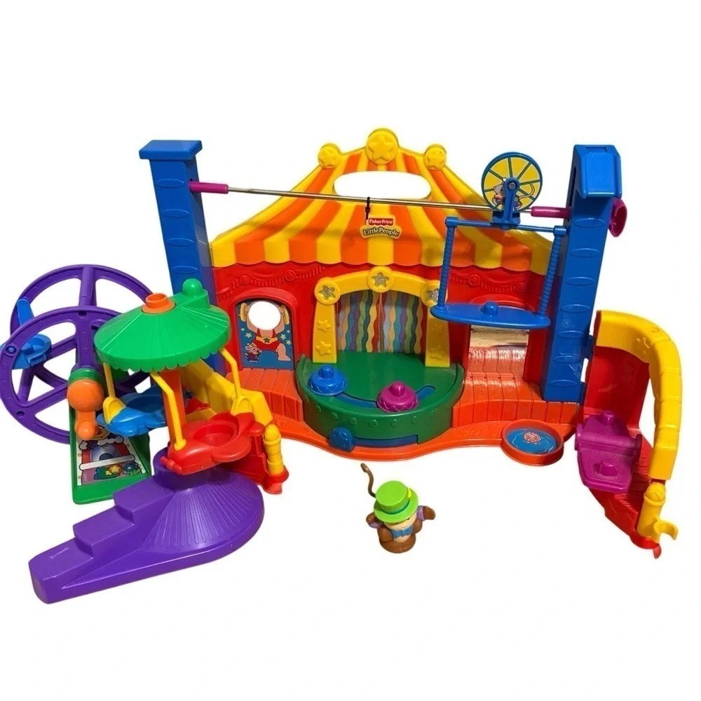 Little People 2005 Amazing Animals Circus by Fisher-Price Carnival Toy Playset